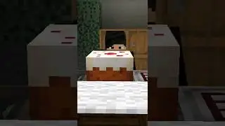 Making a Cake in Minecraft