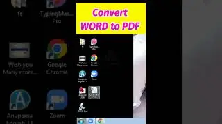 How to Convert word File to PDF file | word file ku PDF me convert kyse karre 