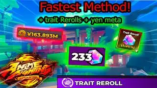 How To Get Trait Rerolls *Fast * And Yen In Anime Fighting Simulator (Roblox)