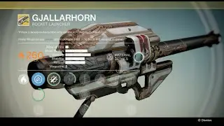 Destiny - Exotic Weapons Guide: Gjallarhorn Rocket Launcher!