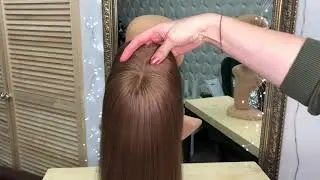 #полупарик Полупарик из натуральных славянских волос ручной работы