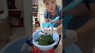 Тяймитыке(соленые листья перца с овощами)