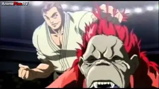 katsumi orochi vs red ape HD anime fight
