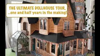 The ULTIMATE DOLLHOUSE Tour! The GARFIELD DOLLHOUSE, one and a Half Years in the Making!