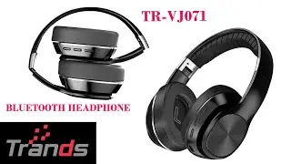 TRANDS    TR VJ071- Bluetooth Headphone UNBOXING