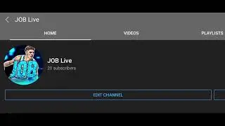 Subscribe to my live channel