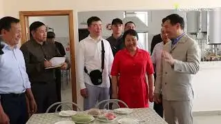 Глава РК Бату Хасиков. Рабочая встреча с главой Октябрьского района 29.05.2024