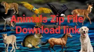 How to download animals zip file link || Dogs Tigers || animals zip file || tutorial || S.K Editingz