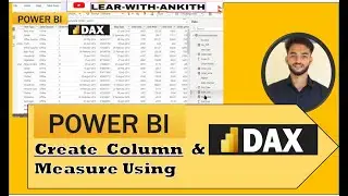 "🚀 Master Creating Columns & Measures in Power BI with Basic DAX! 📊/ POWERBI-DAX