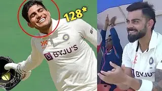 Shubhman Gill 128 Runs Against Australia In 4th Test | IND VS AUS 2023 |Virat kohli Amazing Reaction