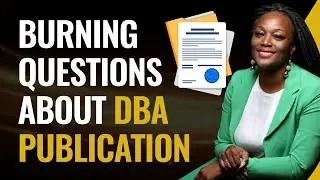 Answered: Your Most Burning Questions About DBA PUBLICATION | Shamika Saves