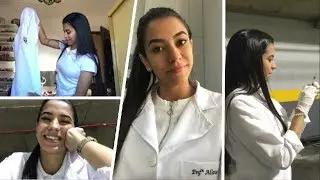 ROTINA DE UMA ENFERMEIRA 1 | ALINE VLOG