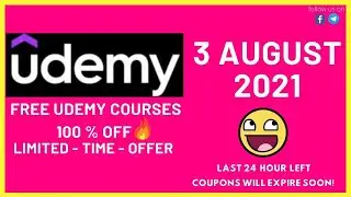 Udemy FREE Courses Certificate | Udemy Coupon Code 2021  