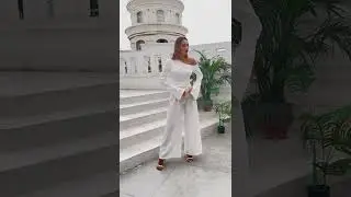 Celebrity Inspired White Soft One shoulder Jumpsuit
