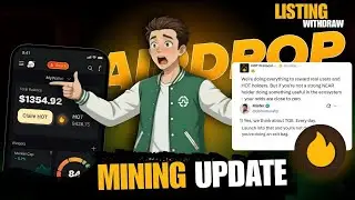 Hot Coin Mining New Update | Hot Wallet Airdrop Listing Update | Hot protocol Airdrop Withdrawal