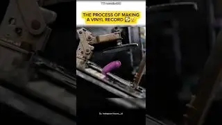 THE PROCESS OF MAKING A VINYL RECORD 💽😲 