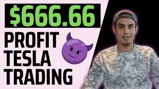 $666.66 Profit! Spooky PNL  | LIVE Day Trading Recap | $TSLA