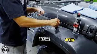 How to Revive Faded Plastic Trim on your Car with Tire & Trim Gel | JEEP Restoration Series Pt 3