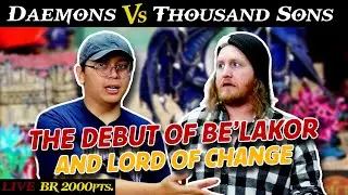 Daemons vs Thousand Sons 2,000pts | LIVE Battle Report Warhammer 40K 9th Edition