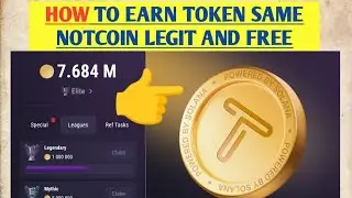 How to earn token legit Bot in telegram same in notcoin