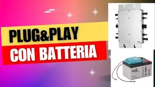 PLUG&PLAY da balcone con batteria e limitatore