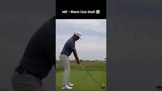 How to shallow the club (Golf Swing Slow Motion Driver)