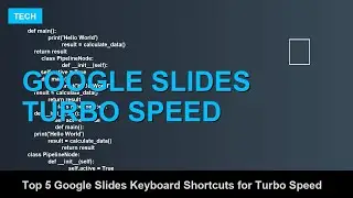 Top 5 Google Slides Keyboard Shortcuts for Turbo Speed