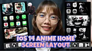 My New IOS 14 Anime Inspired Home Screen Layout
