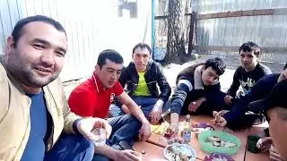 Rassiya piterda shashlik pishirdik bugun 7aprel