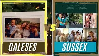 La postal que refleja el año más difícil para Kate y William y la tarjeta de los Sussex