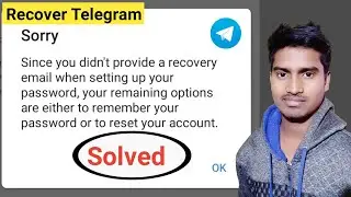 How to Reset Telegram Password Without Email | Email Ke Bina Telegram Password Kaise Forgot Kare ?