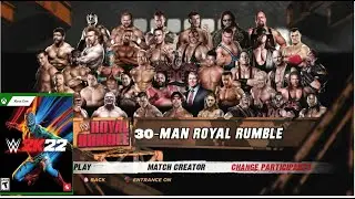 WWE 2K22 | 30-man Royal Rumble | 027