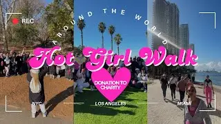HOT GIRL WALK - walking for health and charity! #fitnessjourneywomen #community