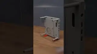 Miniature Liquid Cooled Gaming PC #diyprojects #pcgamingsetup #minipc #tech #3dprinting #pc #shorts