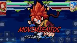 Z LEGENDS 3 - GOGETA SSJ 4 Movimientos Español latino | DMGEM