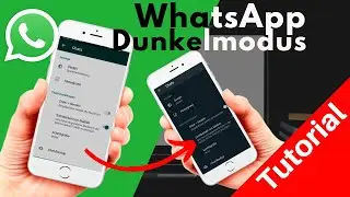 WhatsApp Dunkelmodus einstellen.