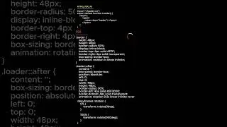 HTML | CSS | Loader Animation | Interactive Component | UI design | 
