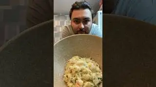 Шримп паста (да, это не жёлтый рис…)