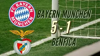 BAYERN MUNIH 5-1  BENFICA MAÇ ÖZETİ TÜM GOLLER
