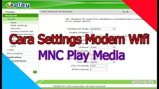 Cara Setting Modem ZTE F660 Playmedia (MNC Play) By ROBBY Official