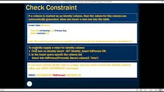 Identity column in SQL Server || arabic 7
