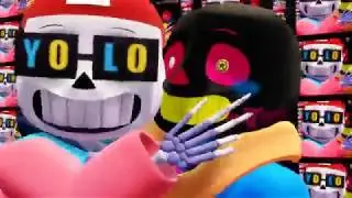 [MMD] Fresh Sans and Paper Jam - I LUV IT [DL]