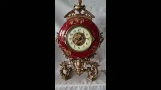 Antique French Mantel Shelf Clock Fot Bté Farcot Breveté.