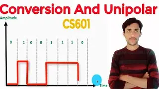 Uni-polar encoding and its Conversion with example in data communication Urdu/Hindi