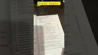 BA Part 3 English Honours Guess Paper 7 ( BRABU ) paper 7📚📖