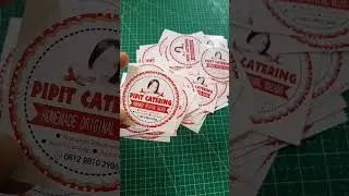 stiker label makanan