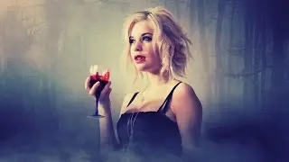 photoshop tutorial for  beginner | vampire girl artwork manipulation