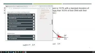 Normal Curve and DNA shared with cousins