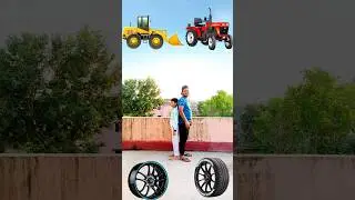 Floating chakka to Jcb, Truck, Tractor & Roller - New funny vfx magic 😂