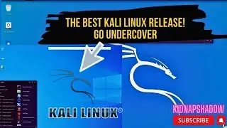 How to use Kali Undercover mode on kali | kali transforms into windows | kidnapshadow 